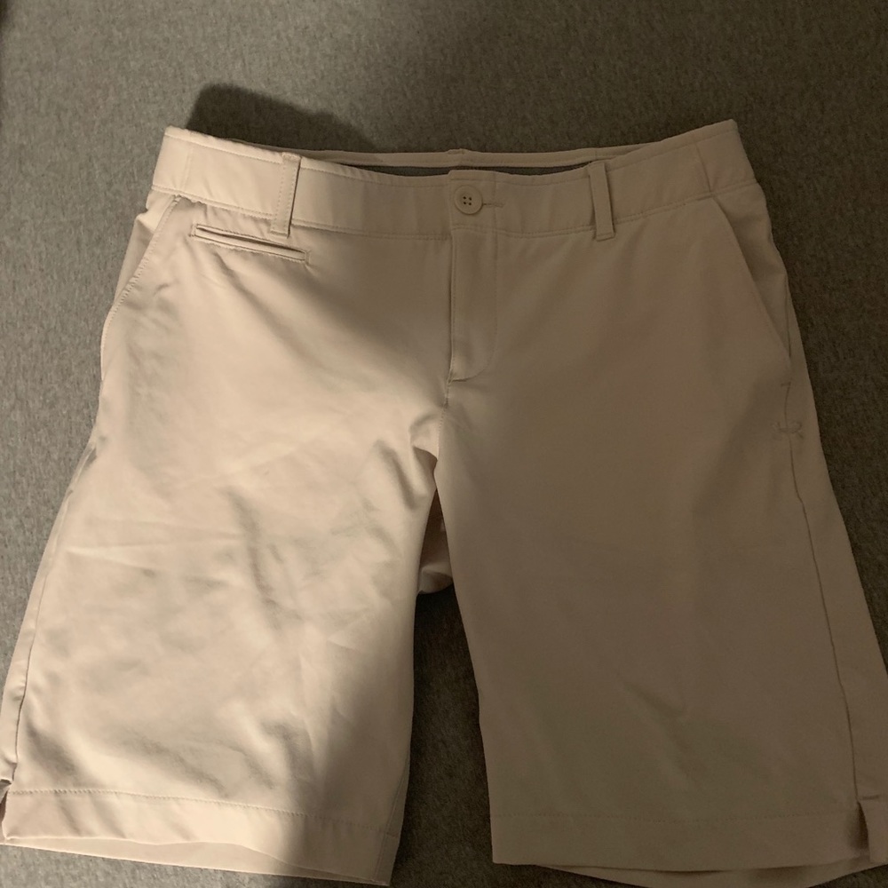 Khaki under armour shorts